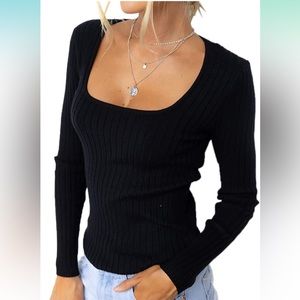 *Never Worn* Long Sleeve Ribbed Sweater